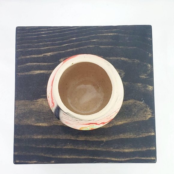 Nemadji Pottery 2 3/8" Stunning Small Vase - Picture 5 of 6